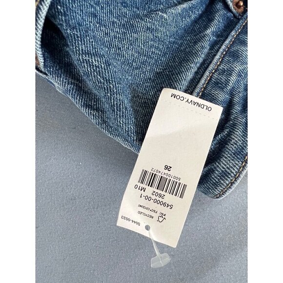 NEW Old Navy Kick Boot Cut Extra High Rise Jeans Size 26W Cowgirl Western Rodeo - Picture 4 of 15